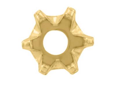 Chaton 6 griffes pour pierre ronde de 3,9 mm, Or jaune 18k. Réf. 01007 - Image Standard - 2