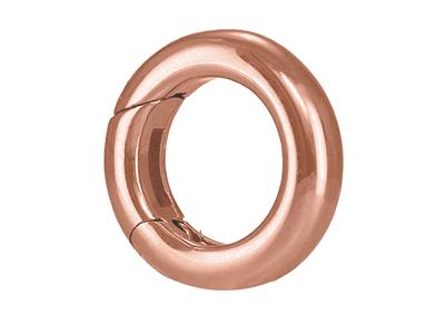 Fermoir invisible 11,80 mm, tube rond, Or rouge 18k 5N - Image Standard - 2