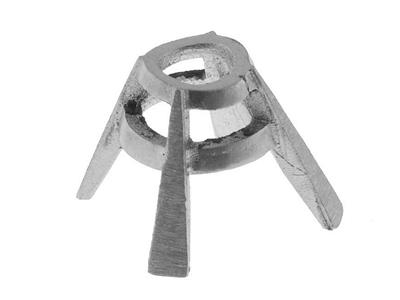 Chaton 4 griffes pour pierre ronde de 6,5 mm, Or gris 18k Pd 13. Réf. 1798 - Image Standard - 2