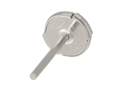 Système Rimlock 6,05 mm tige de 11  mm, Or gris 18k Rhodié, la pièce - Image Standard - 2