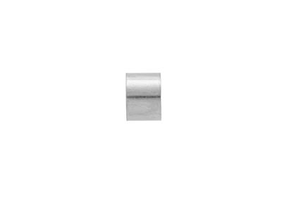 Douille cylindrique pour pierre ronde de 4,5 mm, Or gris 18k Pd 12,5. Réf. 4449-14 - Image Standard - 2