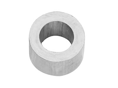 Douille cylindrique pour pierre ronde de 4,5 mm, Or gris 18k Pd 12,5. Réf. 4449-14 - Image Standard - 3