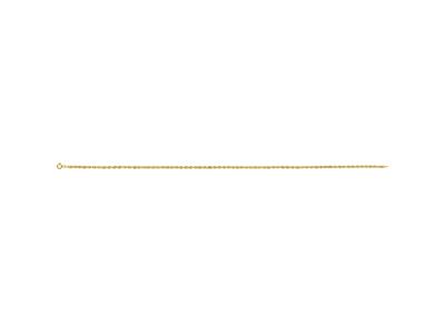 Collier torsade 2,70 mm, 45 cm, Or jaune 18k