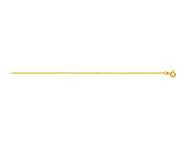 Chaîne maille Vénitienne 1,08 mm, 40 cm, Or jaune 18k