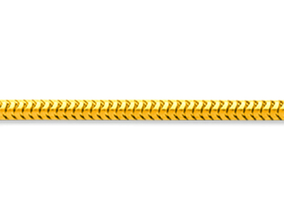 Chaîne maille Serpentine 1,9 mm, 50 cm, Or jaune 18k - Image Standard - 2