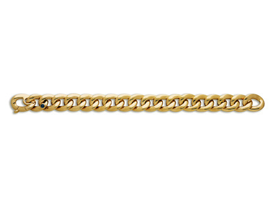 Bracelet maille plate 12,7 mm, 19 cm, Or jaune 18k - Image Standard - 1