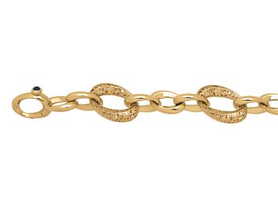 Bracelet mailles Arabesque 9/17 mm, 20 cm, Or jaune 18k - Image Standard - 2