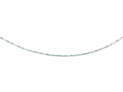 Collier-Tubes-2,30-mm,-55-cm,-Or-gris...