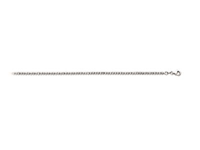 Collier Boules 2,50 mm, Or gris 18k - Image Standard - 1