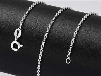 Chaîne maille Jaseron 1,70 mm, 45 cm, Argent 925 - Image Standard - 4