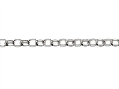 Chaîne maille Jaseron 2,5 mm, 71 cm, Argent 925 - Image Standard - 2