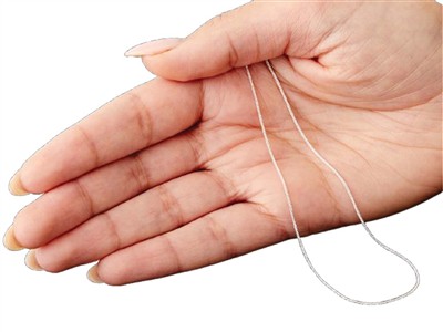 Chaîne maille Gourmette diamantée 0,90 mm, 45 cm, Argent 925 - Image Standard - 5