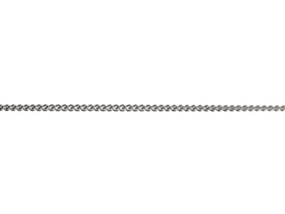 Chaîne maille Gourmette diamantée 1,2 mm, 60 cm, Argent 925 - Image Standard - 2