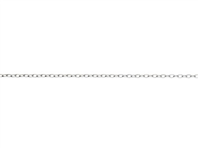 Chaîne maille Forçat claire ronde 1,3 mm, 50 cm, Argent 925 - Image Standard - 2
