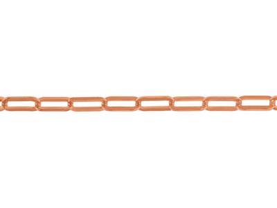 Chaîne maille Rectangle 4,55 mm, Or rouge 18k. Réf. 00862bis - Image Standard - 2