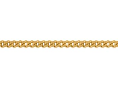 Chaîne maille Gourmette diamantée 1,20 mm, Or jaune 18k. Réf. 00235 - Image Standard - 3