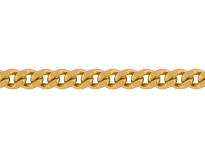 Chaîne maille Gourmette diamantée 1,90 mm, Or jaune 18k. Réf. 00255 - Image Standard - 2