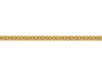 Chaîne maille Gourmette diamantée 2,60 mm, Or jaune 18k. Réf. 00275 - Image Standard - 3