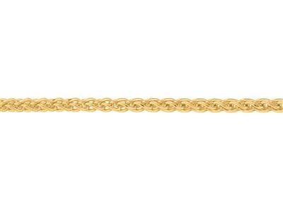 Chaîne maille Palmier massive diamantée 2 mm, Or jaune 18k. Réf. 20038 - Image Standard - 3