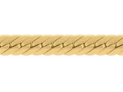 Chaîne maille Anglaise creuse 2,80 mm, Or jaune 18k. Réf. 00525 - Image Standard - 2