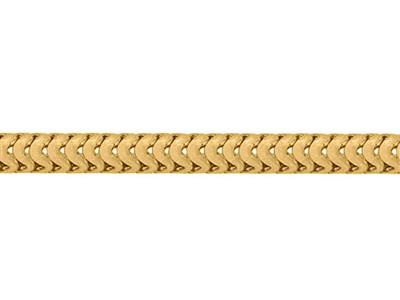Chaîne maille Serpent ronde 1,25 mm, Or jaune 18k. Réf. 10018 - Image Standard - 2