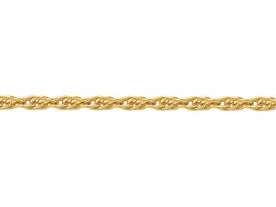 Chaîne maille Forçat double 2 mm, Or jaune 18k. Réf. 00680 - Image Standard - 3