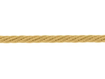 Chaine Câble 1,3 mm, 49 fils, Or jaune 18k. Réf. 10009