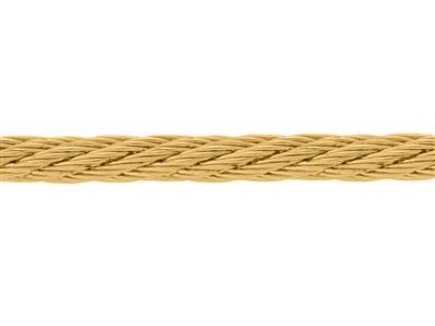 Chaine Câble 1 mm, 49 fils, Or jaune 18k. Réf. 10008
