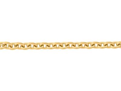 Chaîne maille Forçat ronde 2,30 mm, Or jaune 18k. Réf. 00360 - Image Standard - 3
