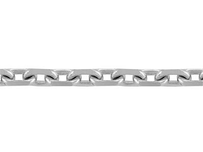 Chaîne maille Forçat diamantée 1,75 mm, Or gris 18k Pd 13. Réf. 00455HJ - Image Standard - 2