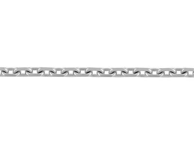 Chaîne maille Forçat diamantée 1,75 mm, Or gris 18k Pd 13. Réf. 00455HJ - Image Standard - 3