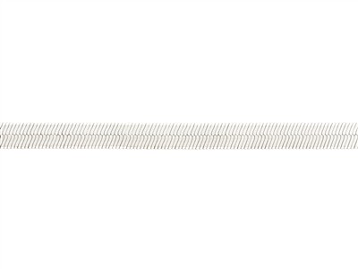 Chaîne maille Miroir limée 3,60 mm, Argent 925