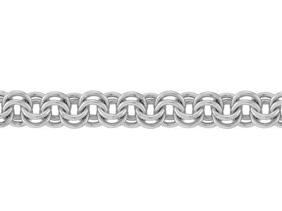 Chaîne maille Forçat double anneau 6 mm, Argent 925. Réf. 10158 - Image Standard - 2