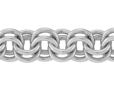 Chaîne maille Forçat double anneau 6 mm, Argent 925. Réf. 10158 - Image Standard - 4