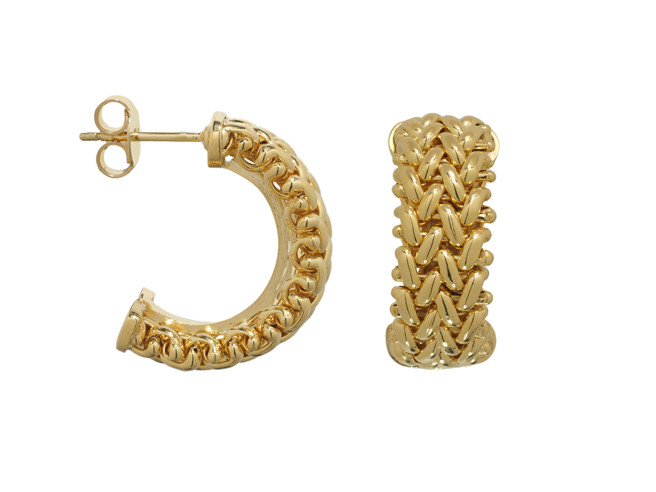 Boucles d’oreilles en or 585 millièmes