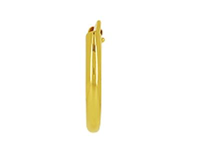 Créoles tube creux 1,50 mm, diamètre intérieur 9 mm, Or jaune 18k - Image Standard - 3
