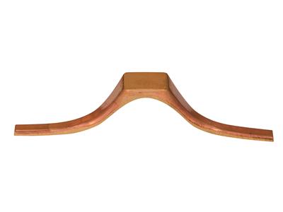 Chevalière massive estampée à plat 12 x 11 mm, Or jaune 18k. Réf. 33 - Image Standard - 2