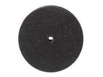 Meulette silicone ronde, noire, grain moyen, 22 x 3 mm, n 1100, EVE