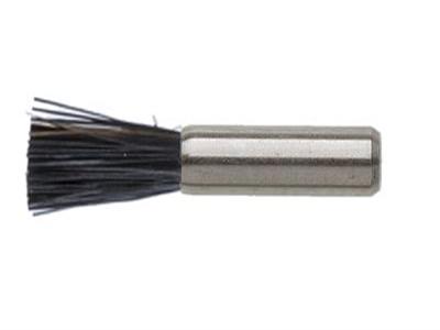 Brossette pinceau non montée en soie noire, diamètre 3 mm, Hatho - Image Standard - 2