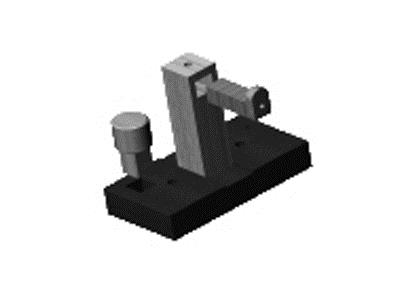 Support acier trempé pour machine à poinçonner, version 3