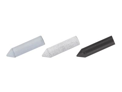 Meulette silicone crayon, noire, grain moyen, 6 x 24 mm, n° 1116, EVE - Image Standard - 2