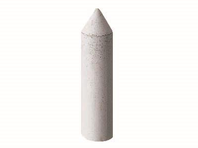 Meulette silicone crayon, blanche, grain gros, 6 x 24 mm, n 1016, EVE