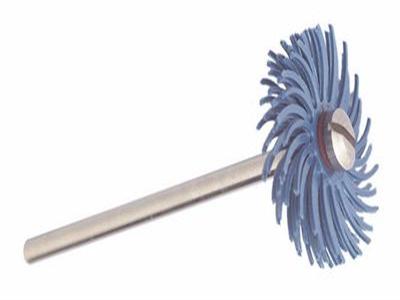 Disque abrasif Bleu monté sur mandrin, diamètre 19 mm, grain  fin, Hatho - Image Standard - 3