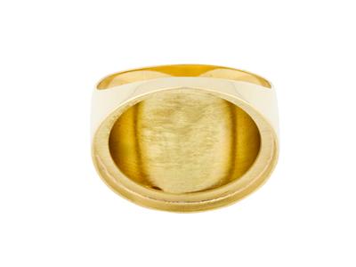 Chevalière Porte pièce 20 frs, Or jaune 18k. Réf. 08006 - Image Standard - 3