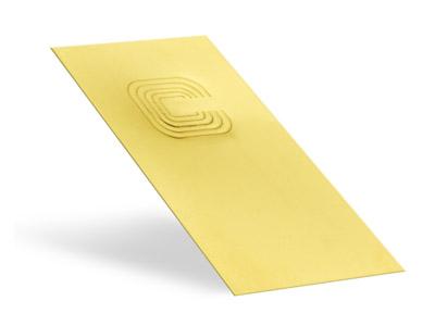 Brasure Or jaune 750-3 forte, plaquette de 2 gr