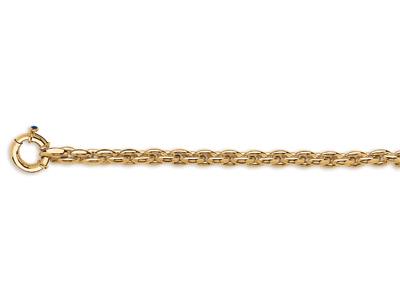 Bracelet coques 8,6 mm, 19 cm, Or jaune 18k