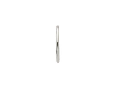 Créoles fil rond 1,2 mm, diamètre extérieur 14 mm, Or gris 18k - Image Standard - 2