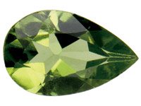 Péridot-poire,-6-x-4-mm
