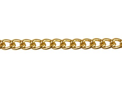 Chaine maille Gourmette 2,8 mm, longueur de 1 mètre, doré* - Image Standard - 2