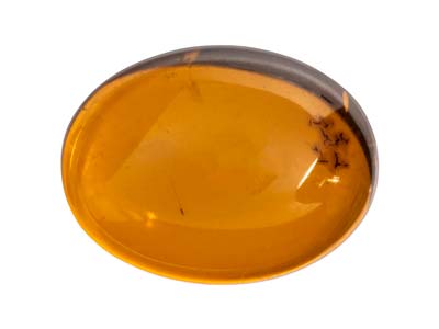 Ambre naturel, cabochon ovale 16 x 12 mm